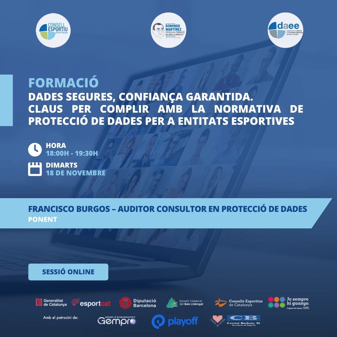DAEE formacions -Protecció de dades