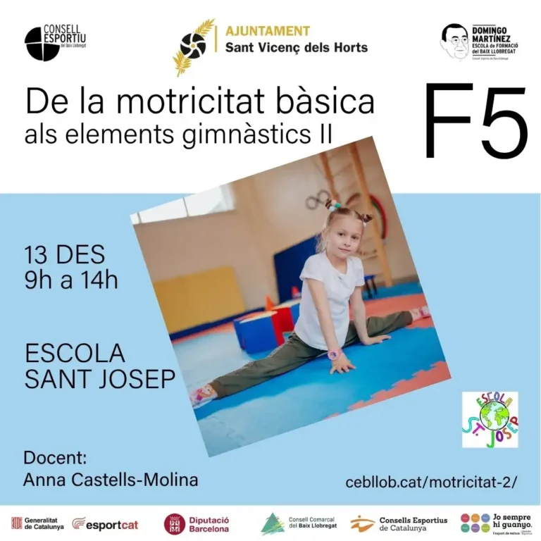 Formació: De la motricitat bàsica als elements gimnàstics II