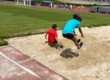 Prova de relleus a la passada edició de la Trobada Comarcal d’Atletisme de Primària a Gavà del curs 24-25